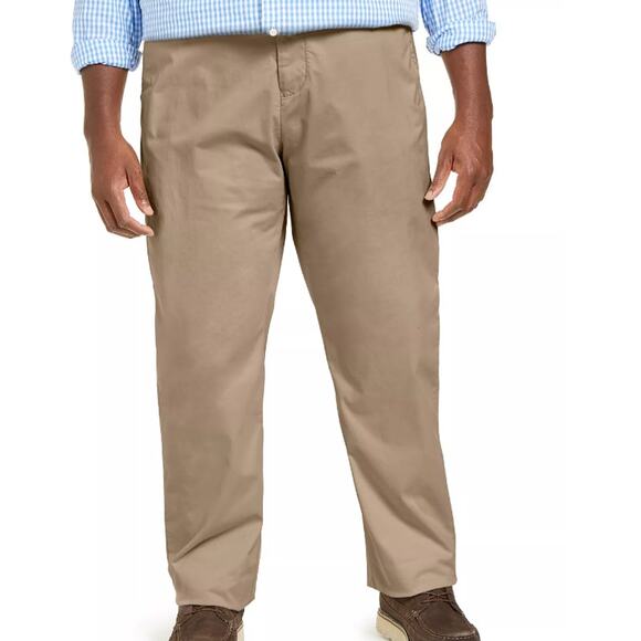 Tommy Hilfiger THFlex Big & Tall Stretch Chino Pants - Mallet Khaki 42 x 36 $70 - Picture 11 of 11